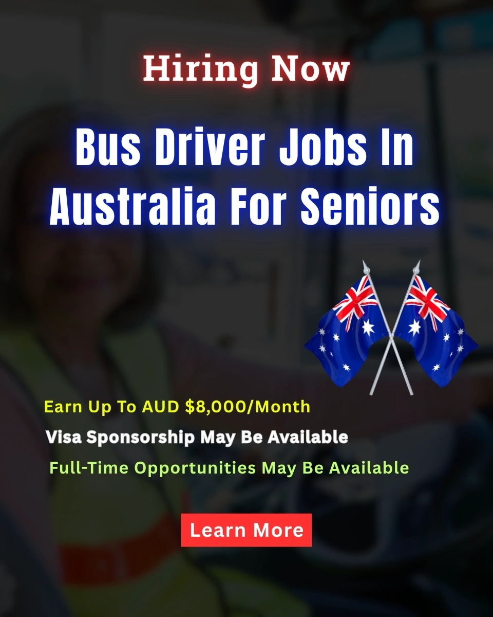 Smart Insight Journal Facebook ad: Bus Driver Jobs in Australia for Seniors