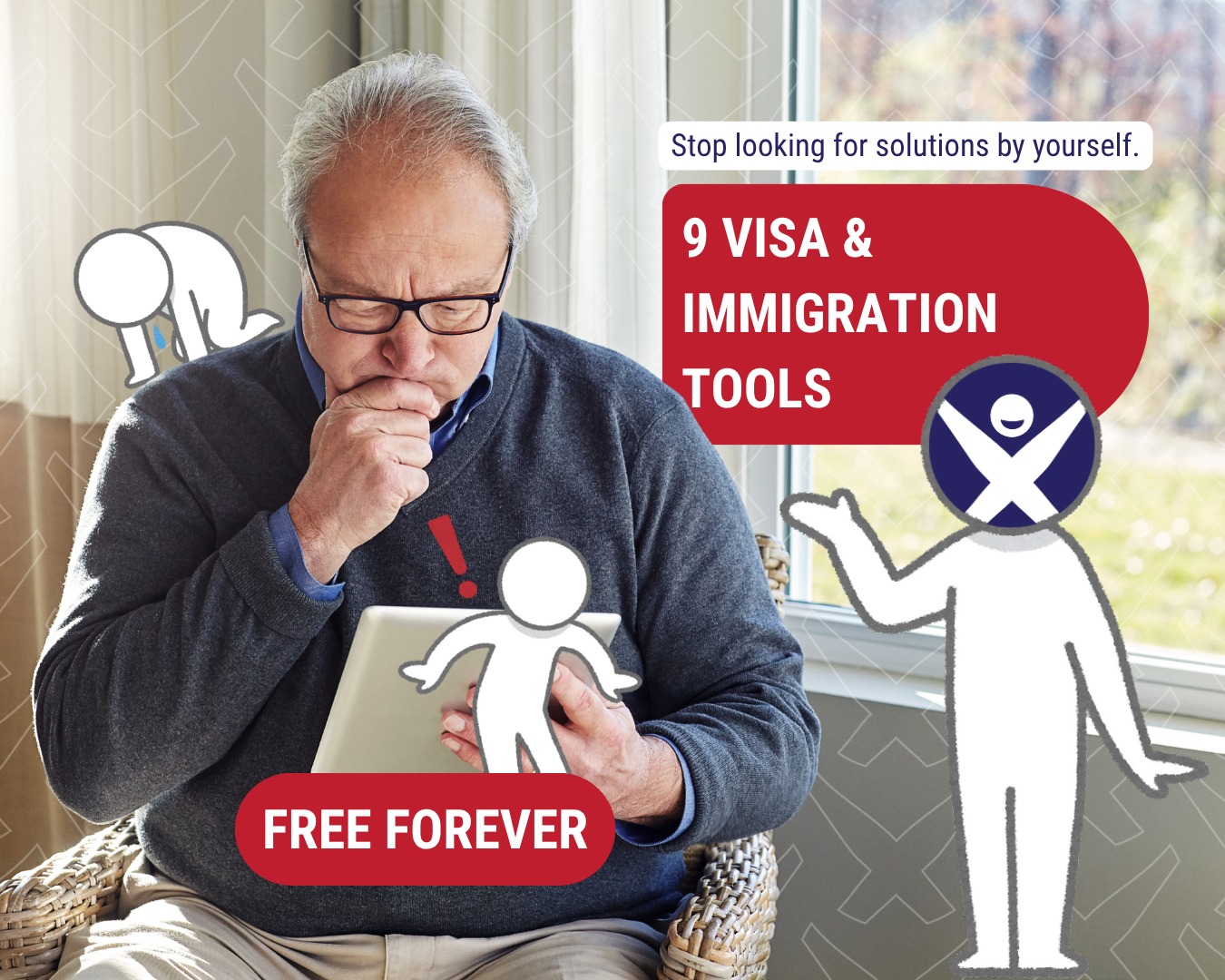 Thai Nexus Facebook ad: Never struggle with Thai immigration again.