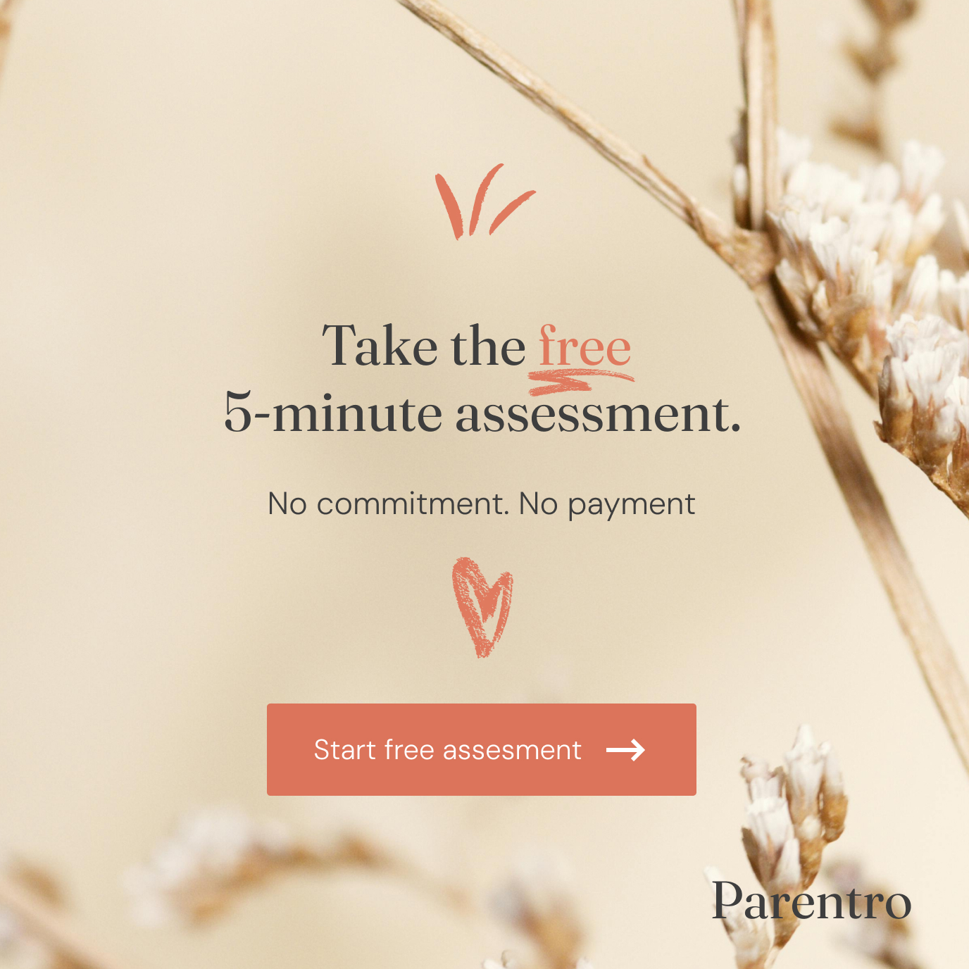 Parentro Facebook ad: You don't have to figure it all out…