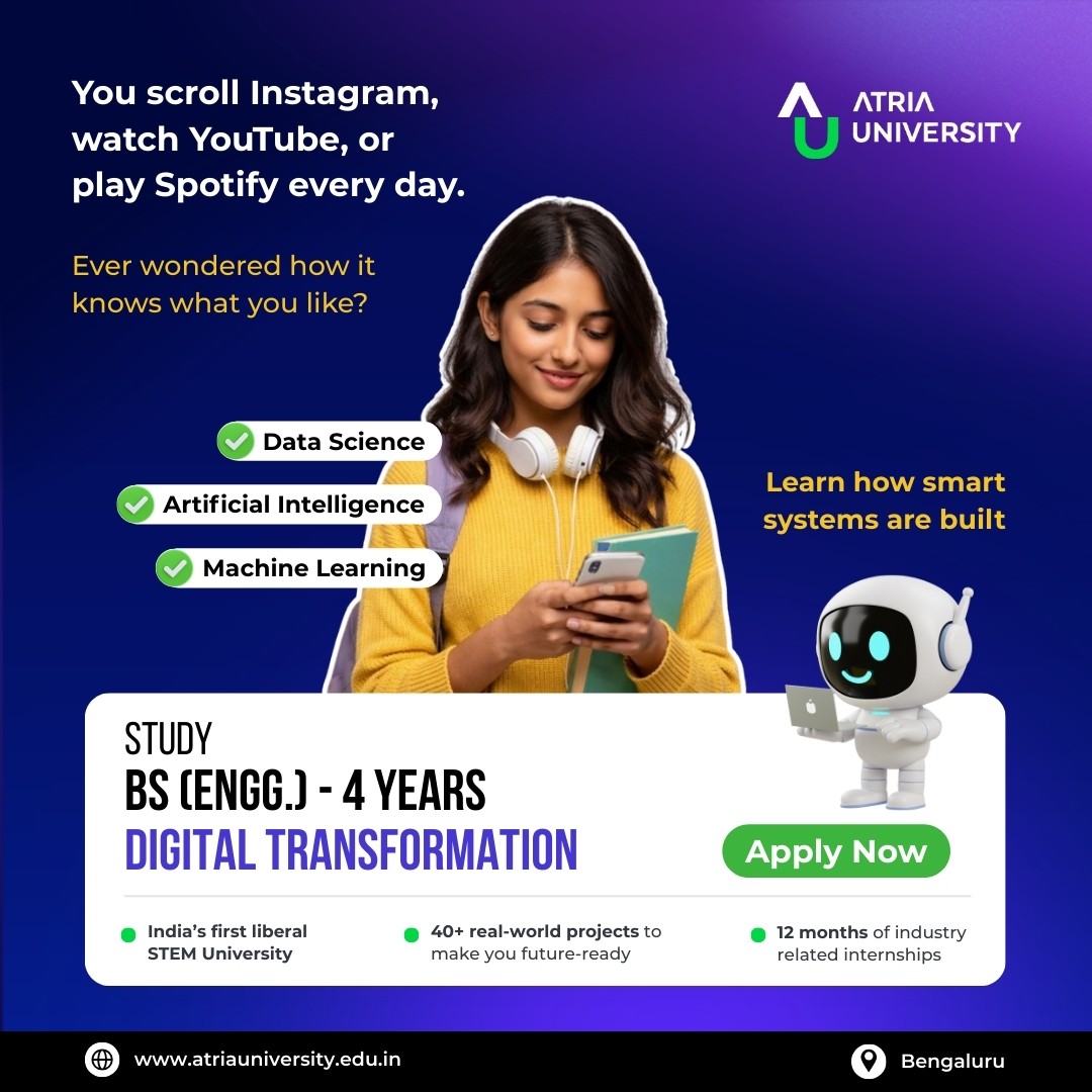 Atria University Facebook ad
