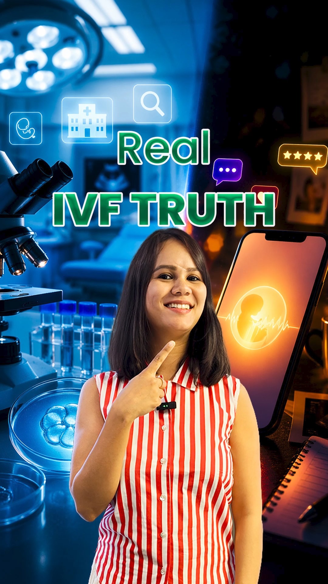 Reinvent Digital Facebook ad: IVF patients spend 6 to 18 months researching…