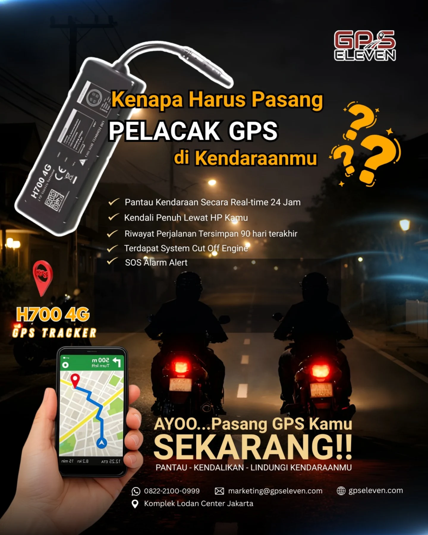 GPS Tracker Facebook ad: Amankan kendaraanmu dari sekarang!