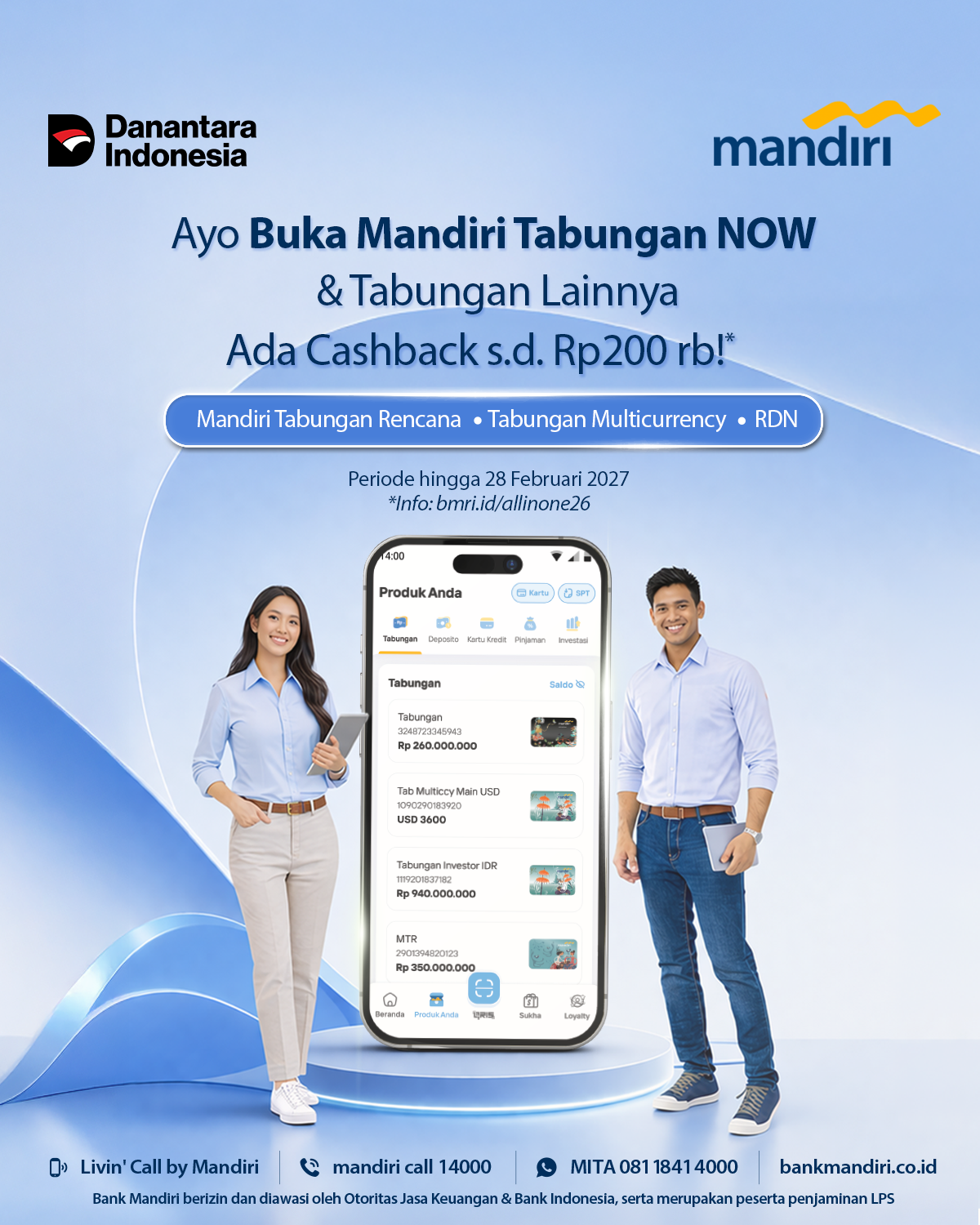 Bank Mandiri Facebook ad