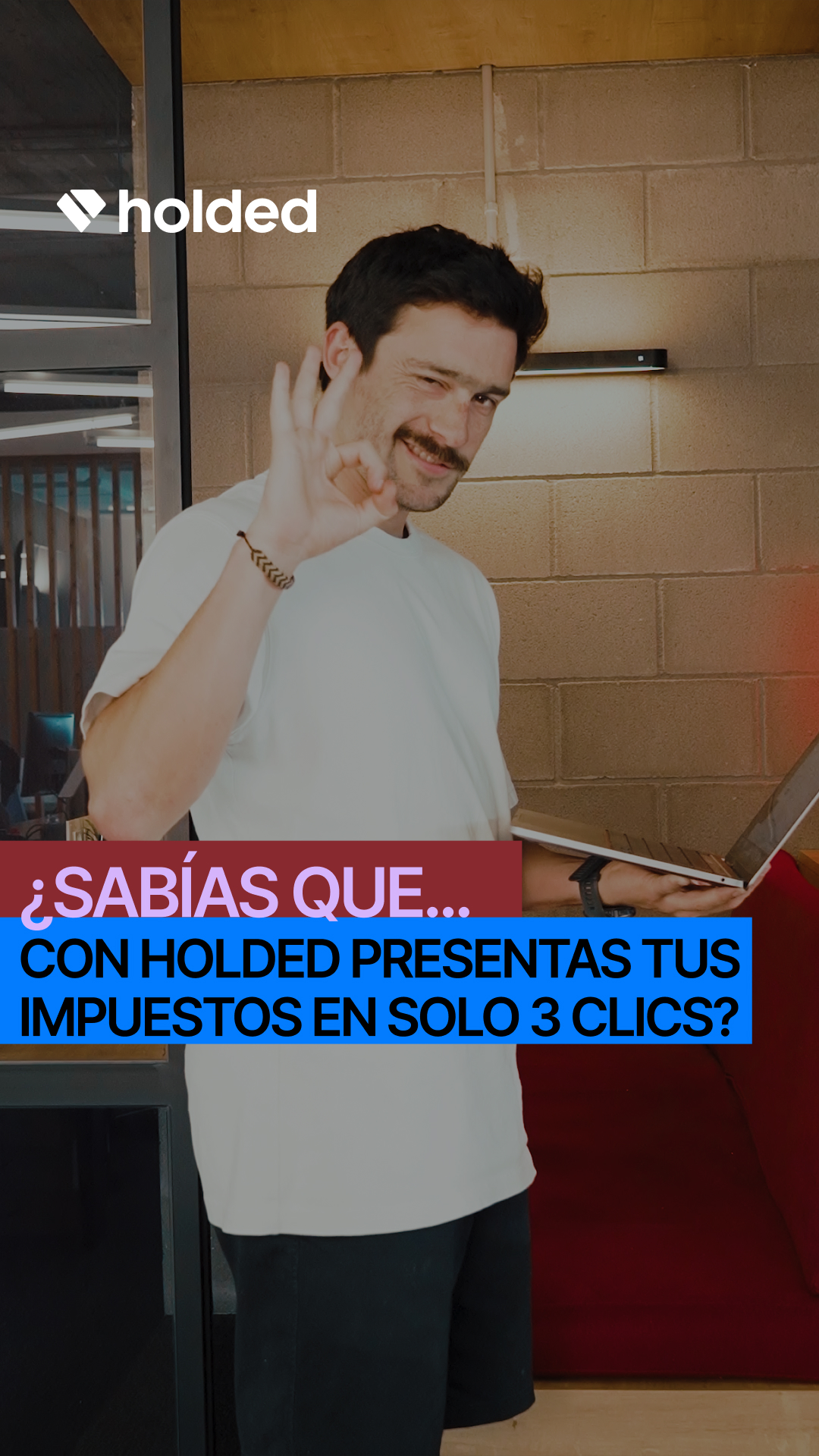 Holded Facebook ad: Holded, facturación y mucho más