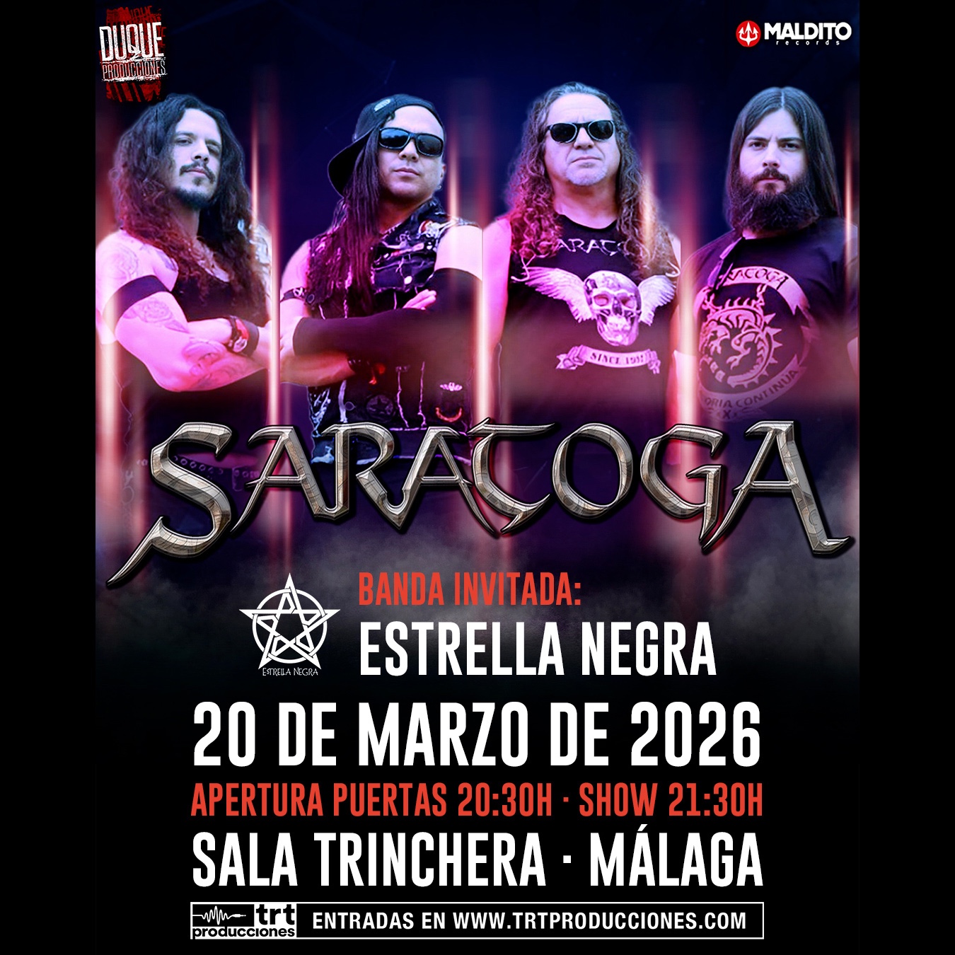 TRT Producciones Facebook ad from Jan 8, 2026