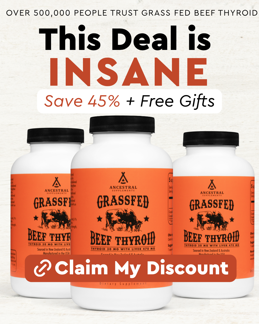 Ancestral Supplements Facebook ad