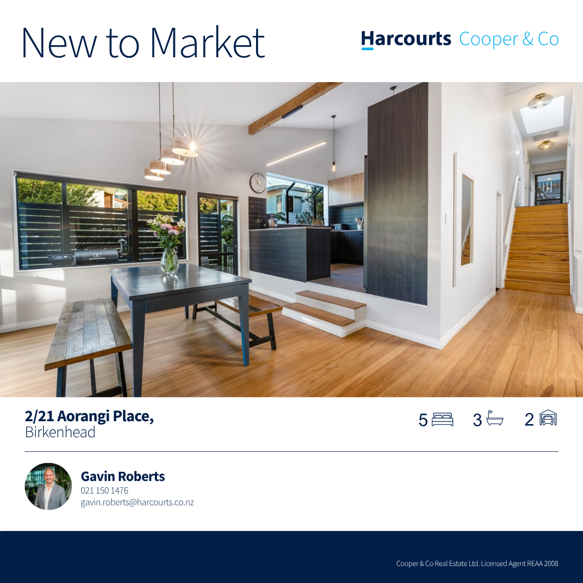 Harcourts Cooper & Co Real Estate Facebook ad