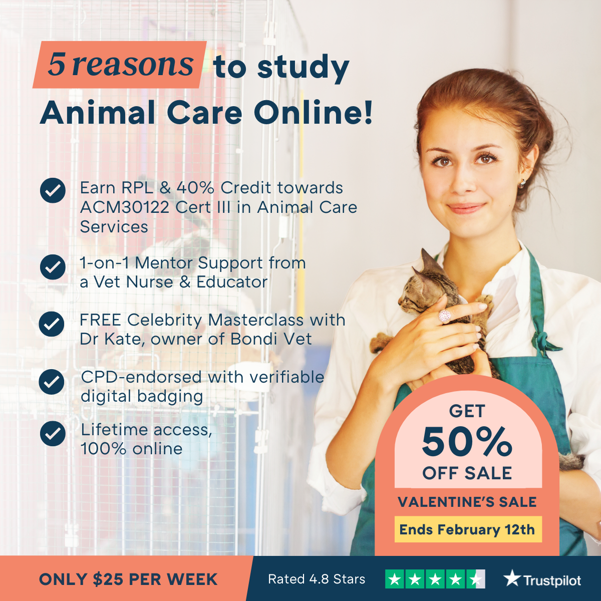 Online Courses Australia Facebook ad