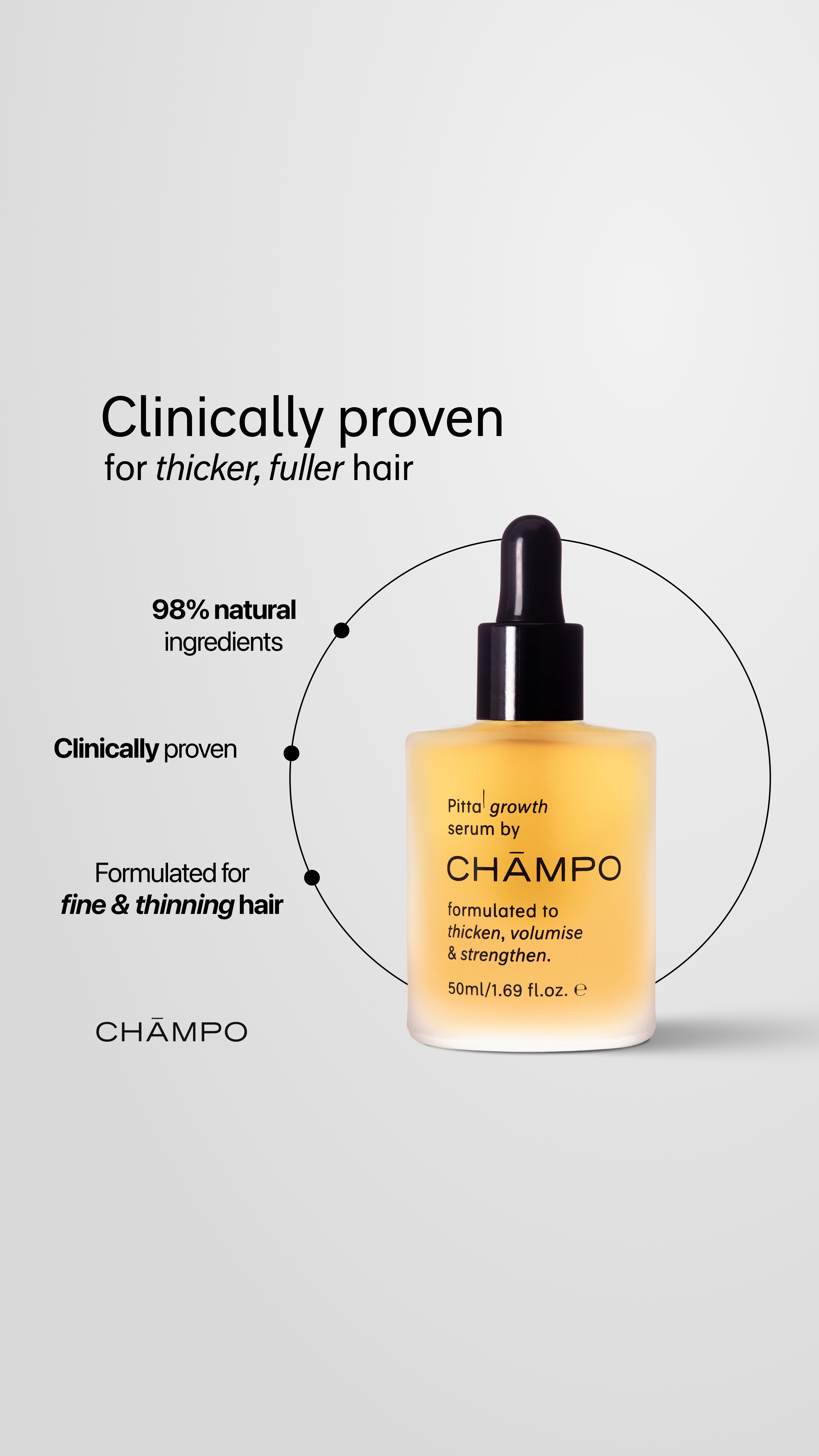 Chāmpo Haircare Facebook ad