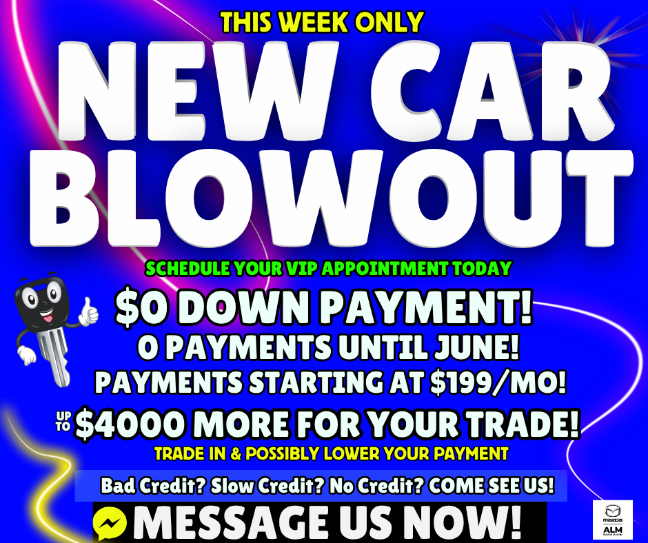 Massive Sales Event at ALM Mazda Macon Facebook ad: Lock in my voucher!