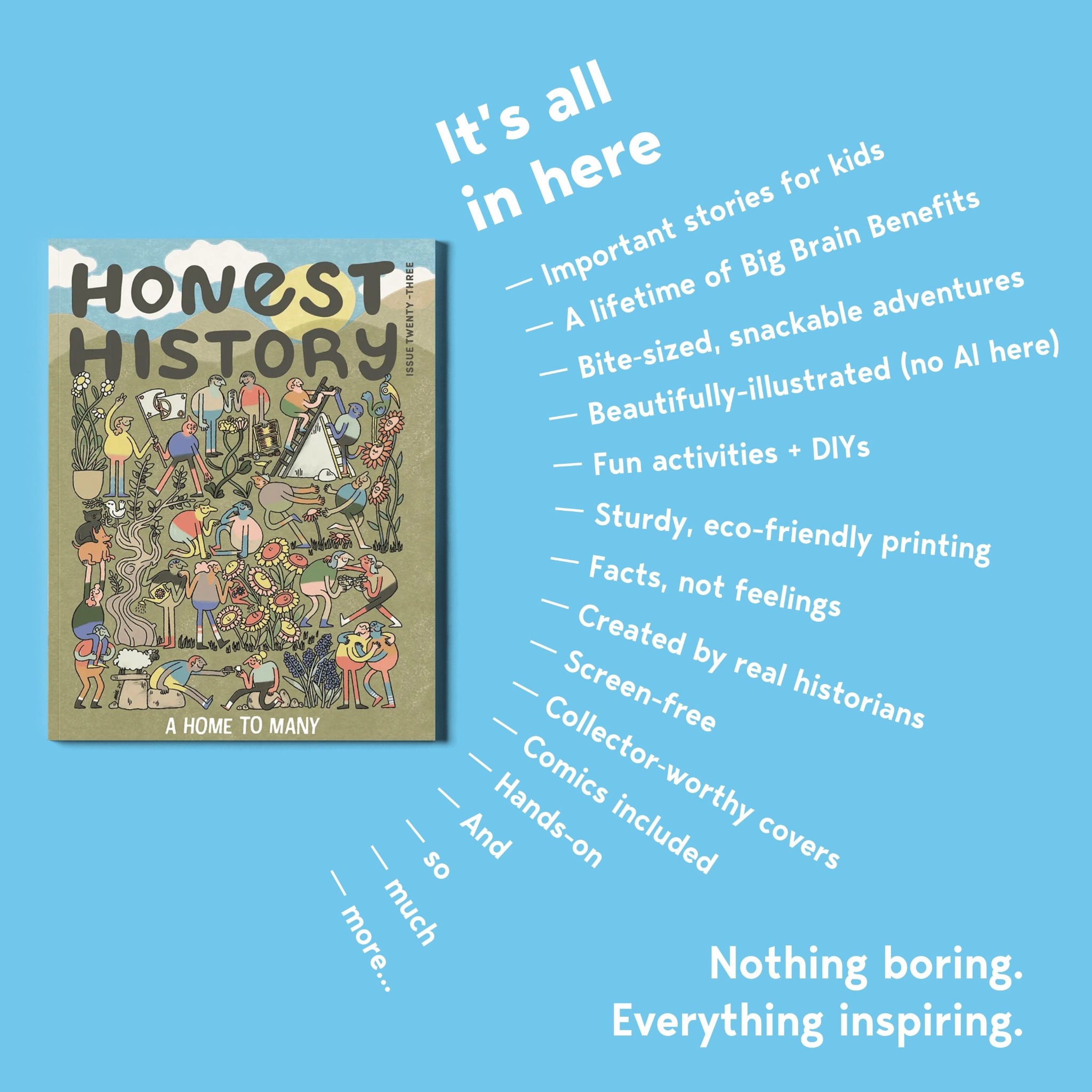 Honest History Facebook ad