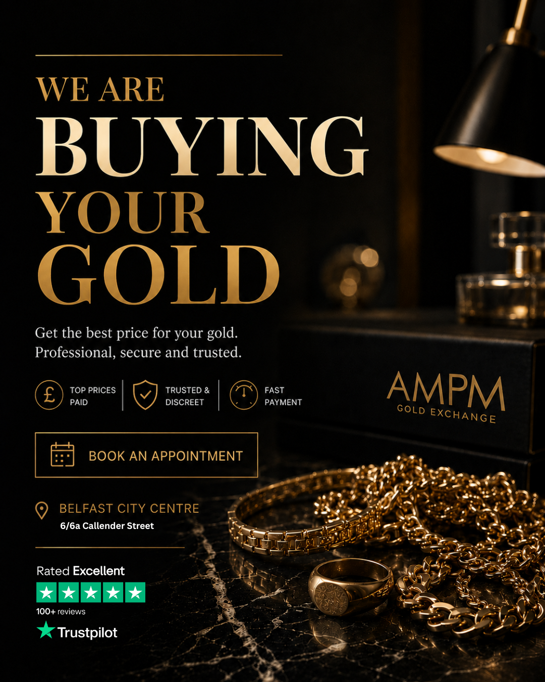 AMPM Luxury Goods Facebook ad
