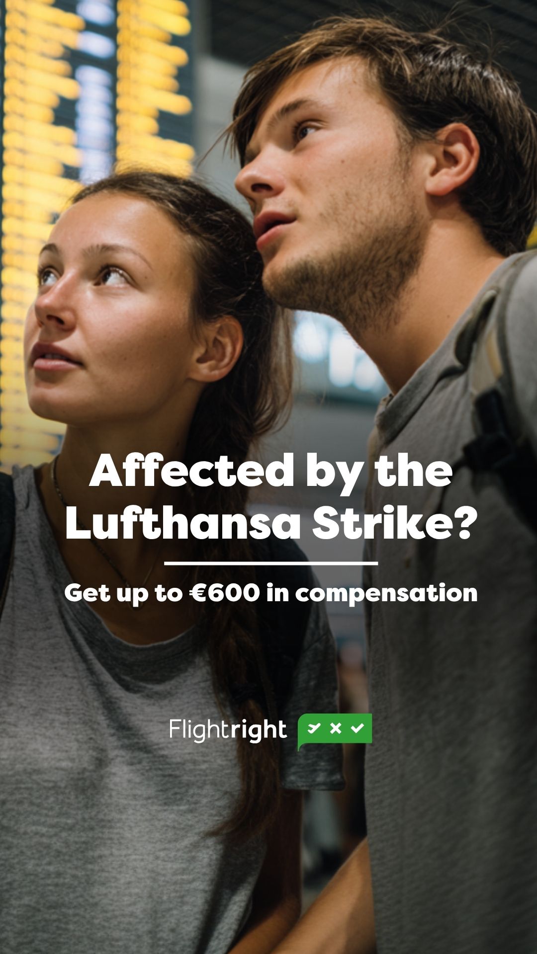 Flightright Facebook ad
