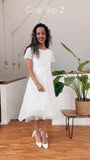 And Compliments Facebook ad: Baby on board Let's get married Umstandsbrautmode…