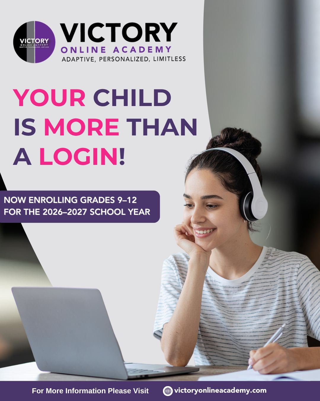 Victory Online Academy Facebook ad