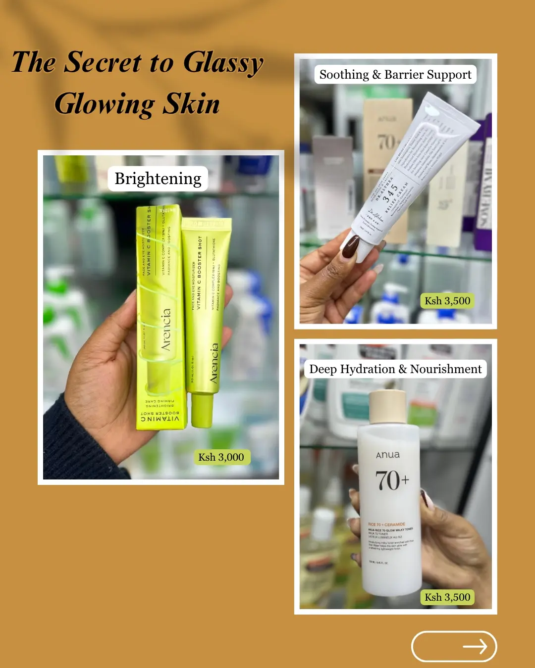 haven.beauty254 Facebook ad: Your skin's main character era starts here!