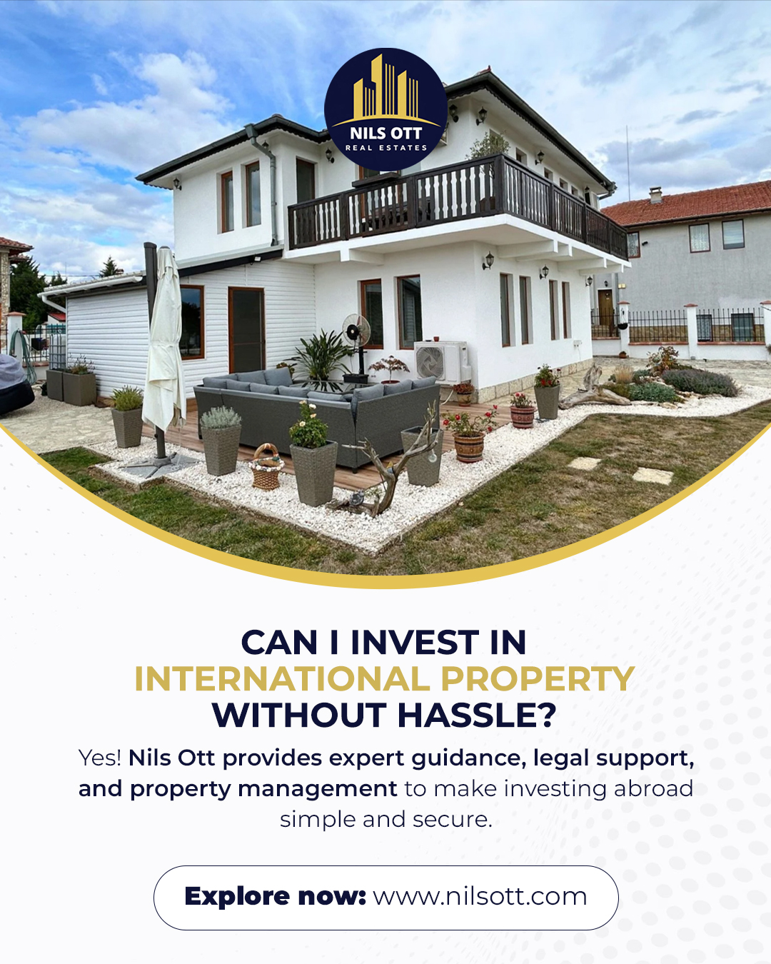 Estates Bulgaria - Nils Ott Real Estates Facebook ad