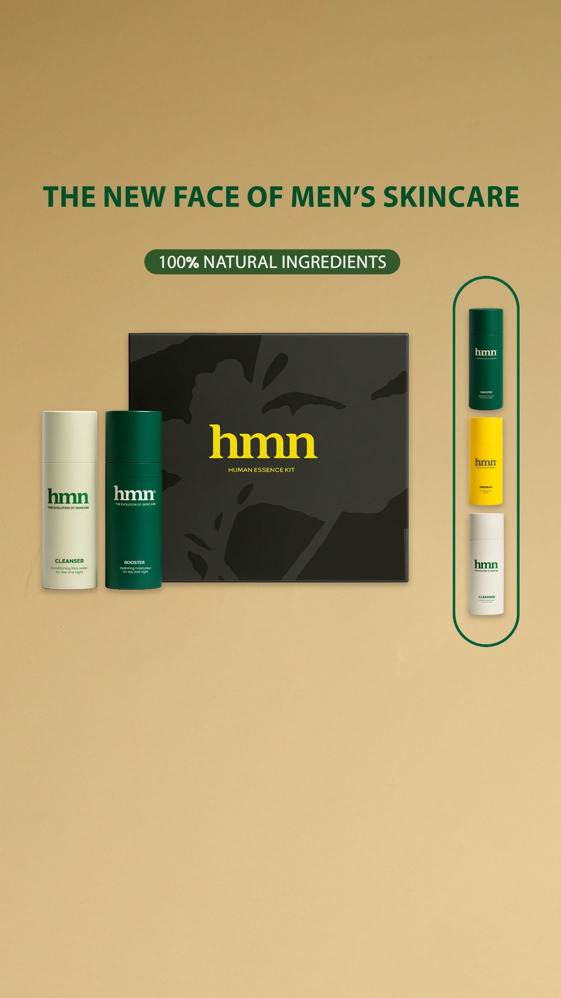 HMN Skincare Facebook ad