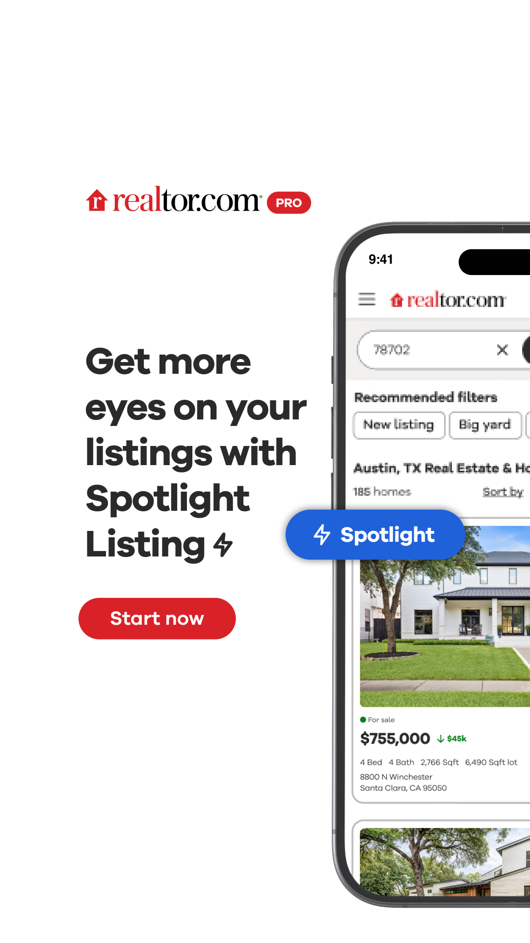 Realtor.com Pro Facebook ad