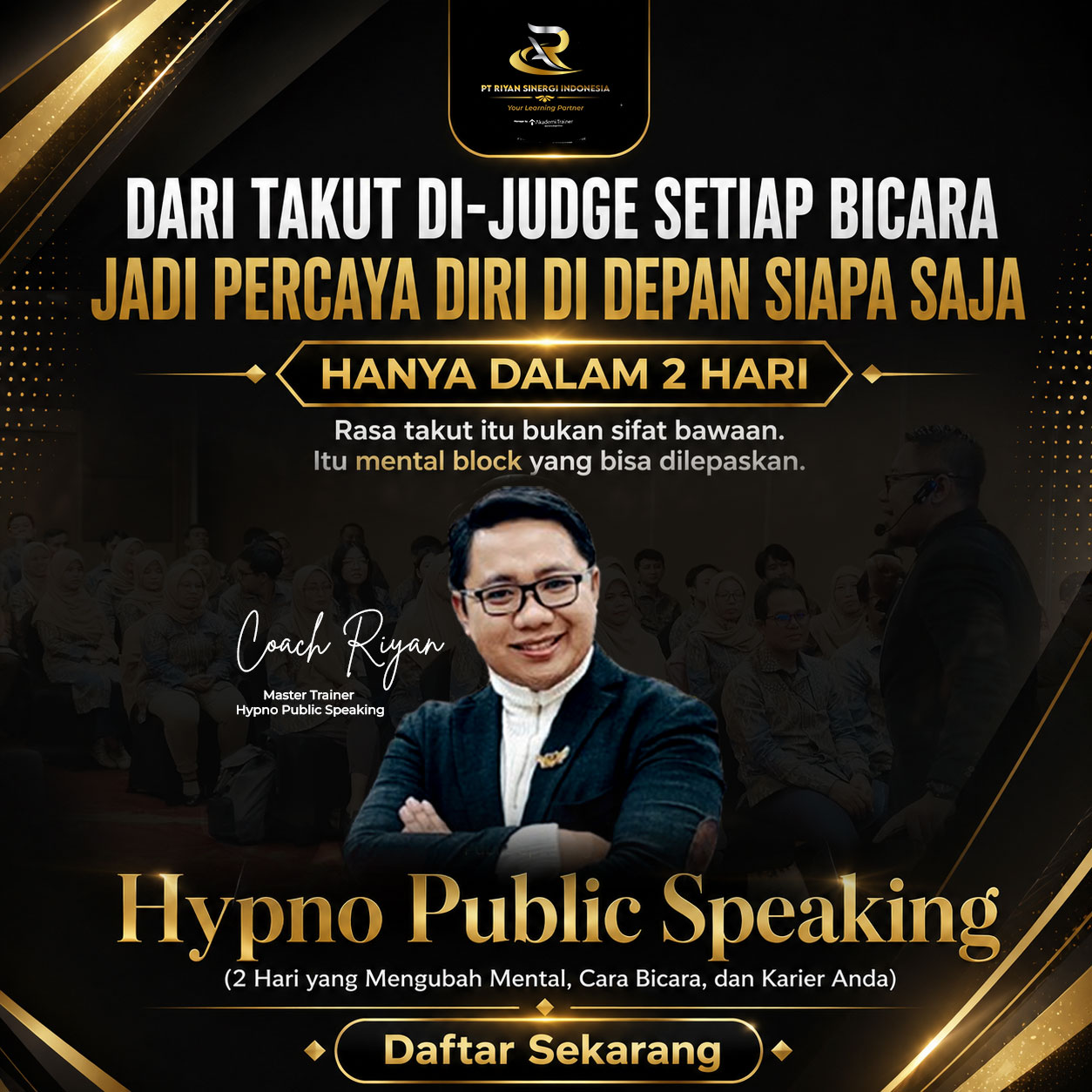 Riyan Apriyanto Pelatih Public Speaking Facebook ad