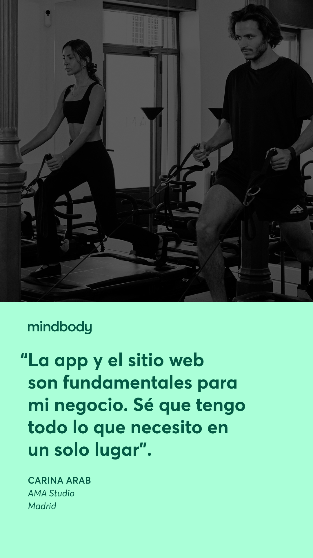 Mindbody Facebook ad