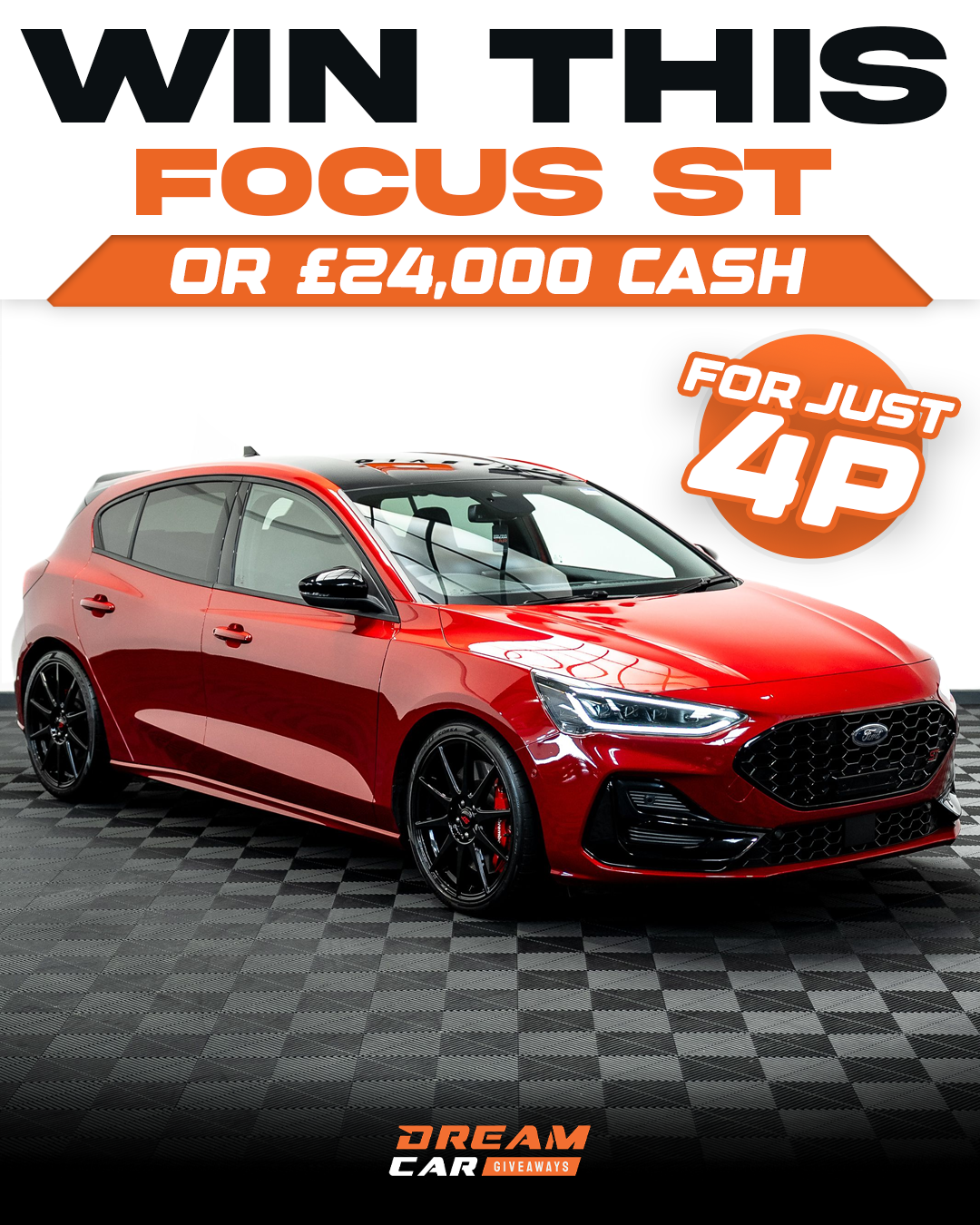 Dream Car Giveaways Facebook ad