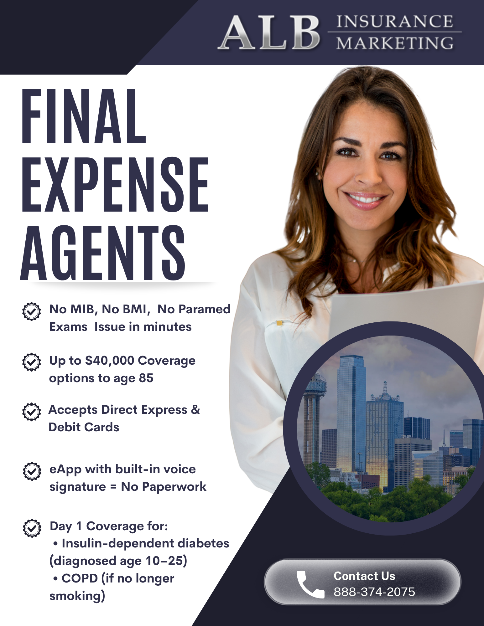 ALB Insurance Marketing Facebook ad