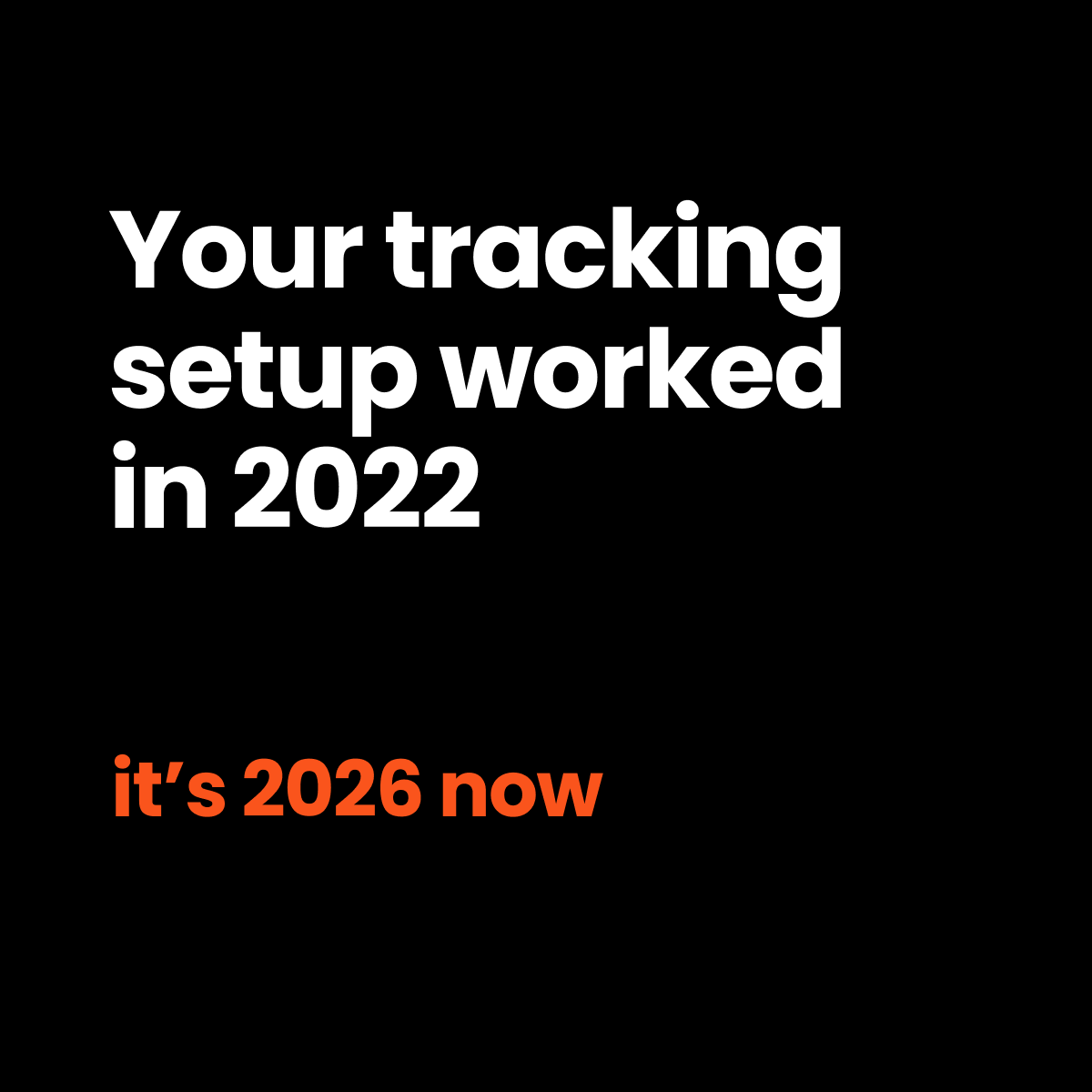Tracklution Facebook ad