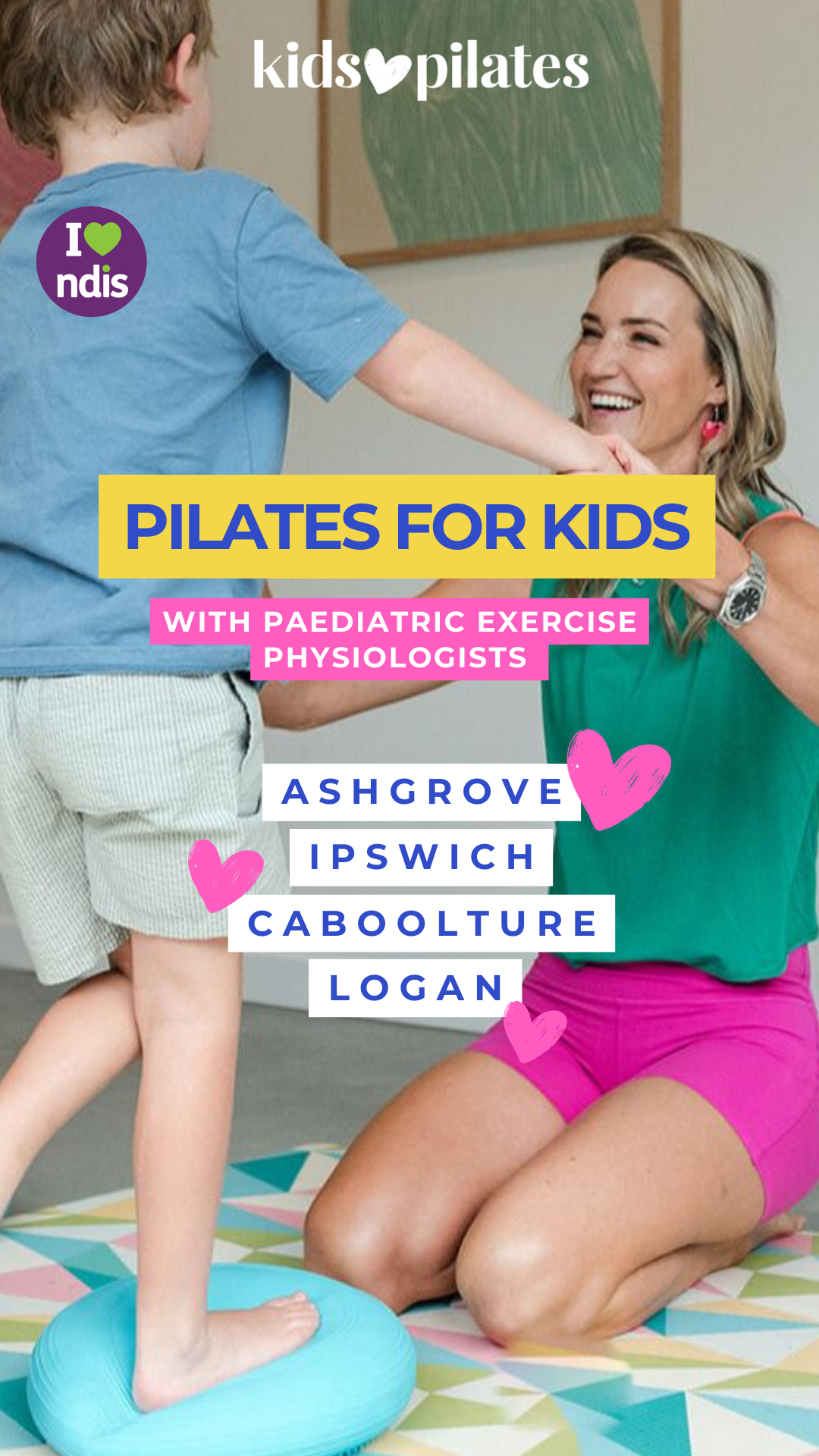 Kids Heart Pilates Facebook ad