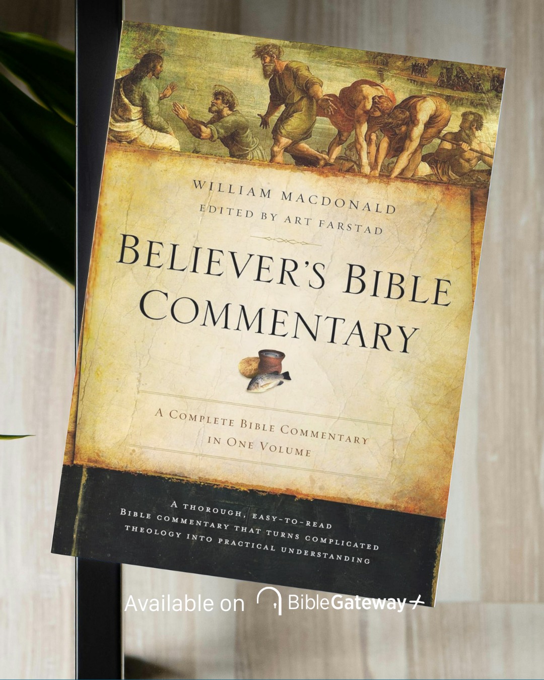 Bible Gateway Facebook ad: The Believer's Bible Commentary tackles difficult passages…