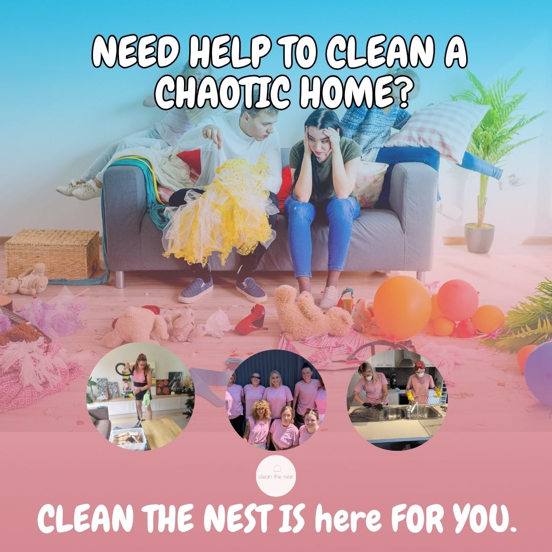 Clean the Nest Facebook ad: Reclaim Your Weekends