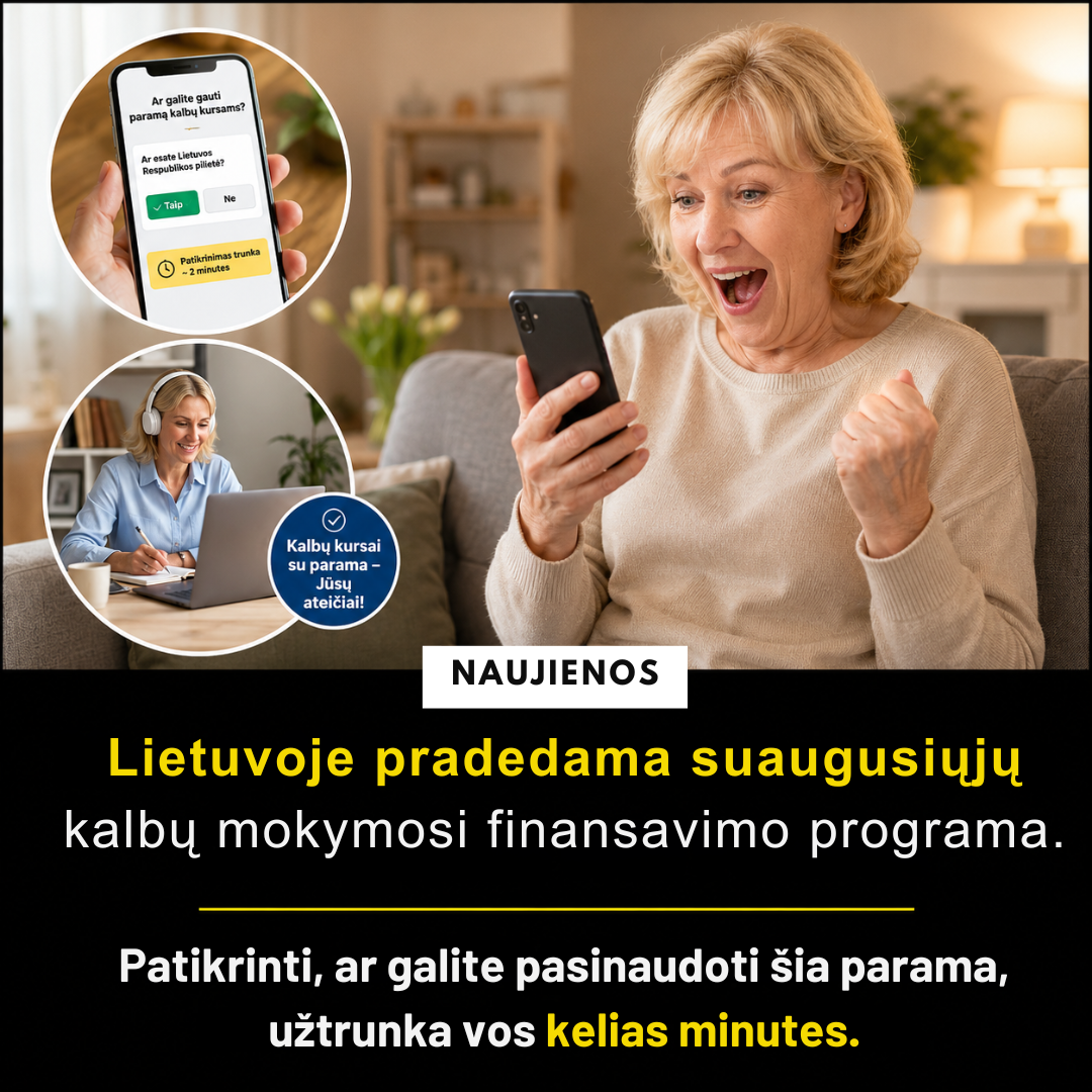 Užsienio kalbų ir tobulėjimo centras Facebook ad