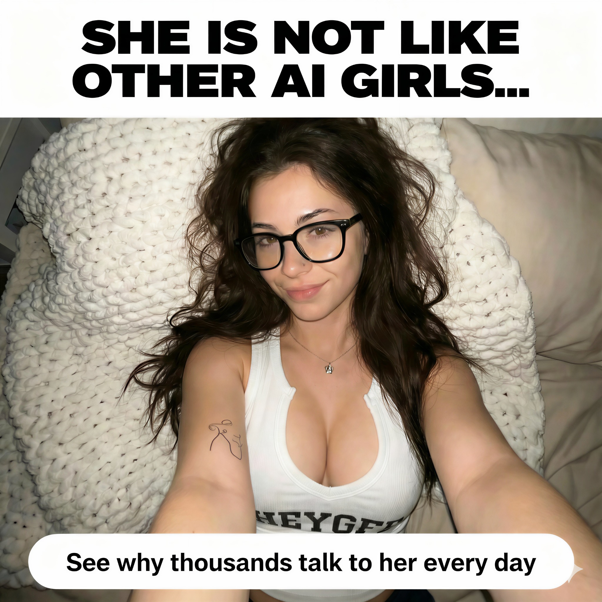 Ai girlfriends heygf.ai Facebook ad