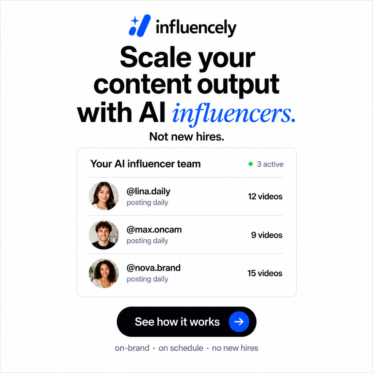 Influencely.ai Facebook ad from Jun 15, 2026