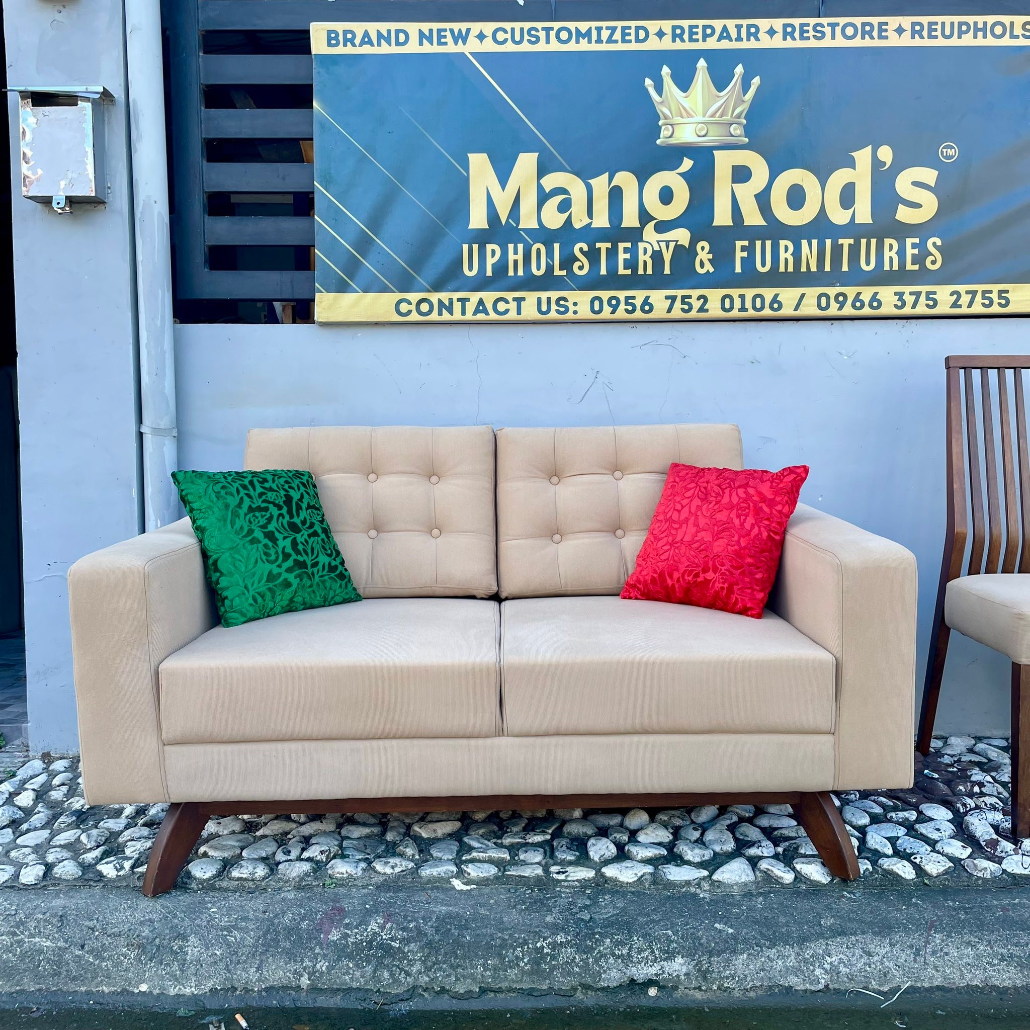 Mang Rod's Upholstery Facebook ad