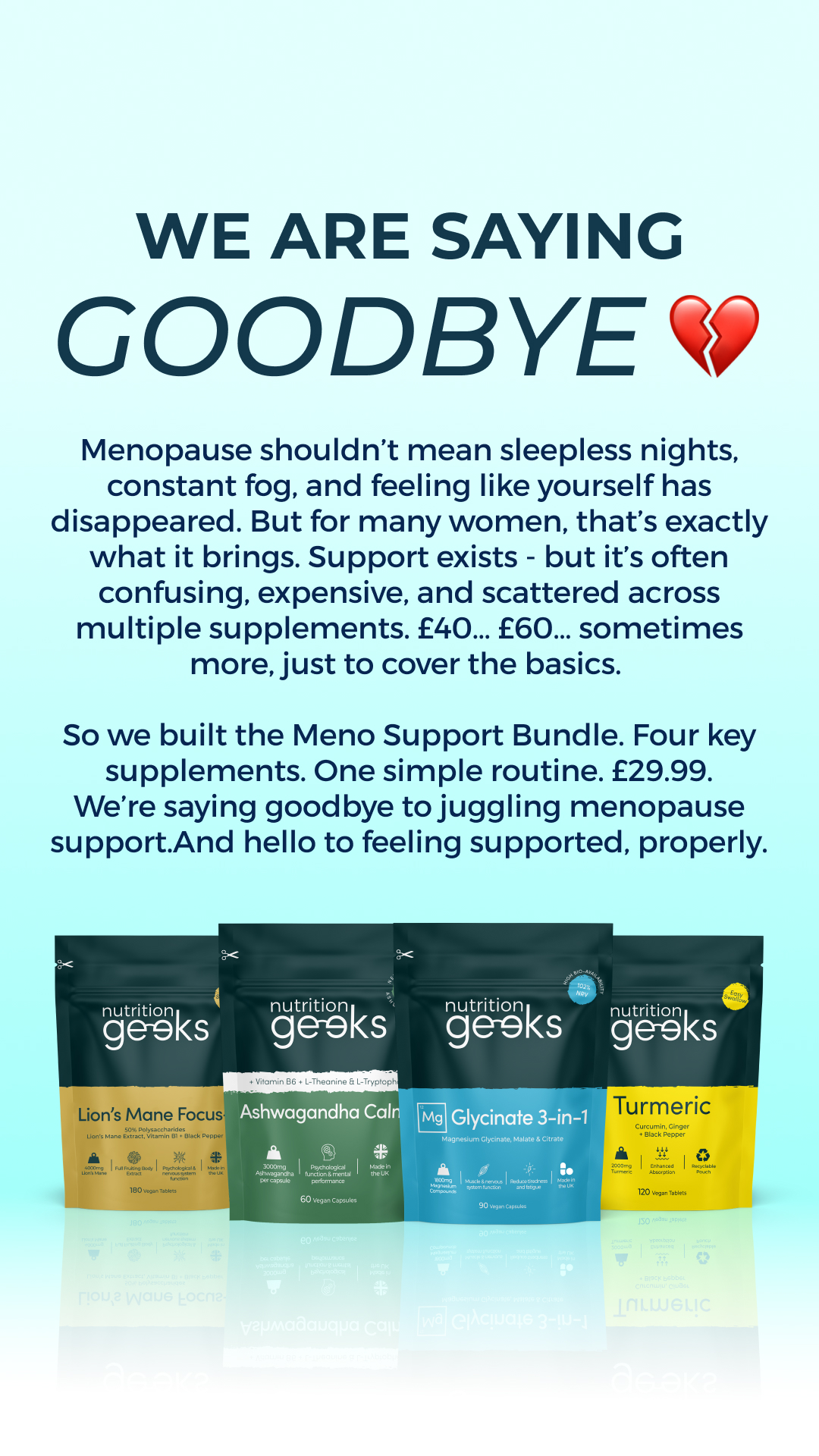 Nutrition Geeks Facebook ad