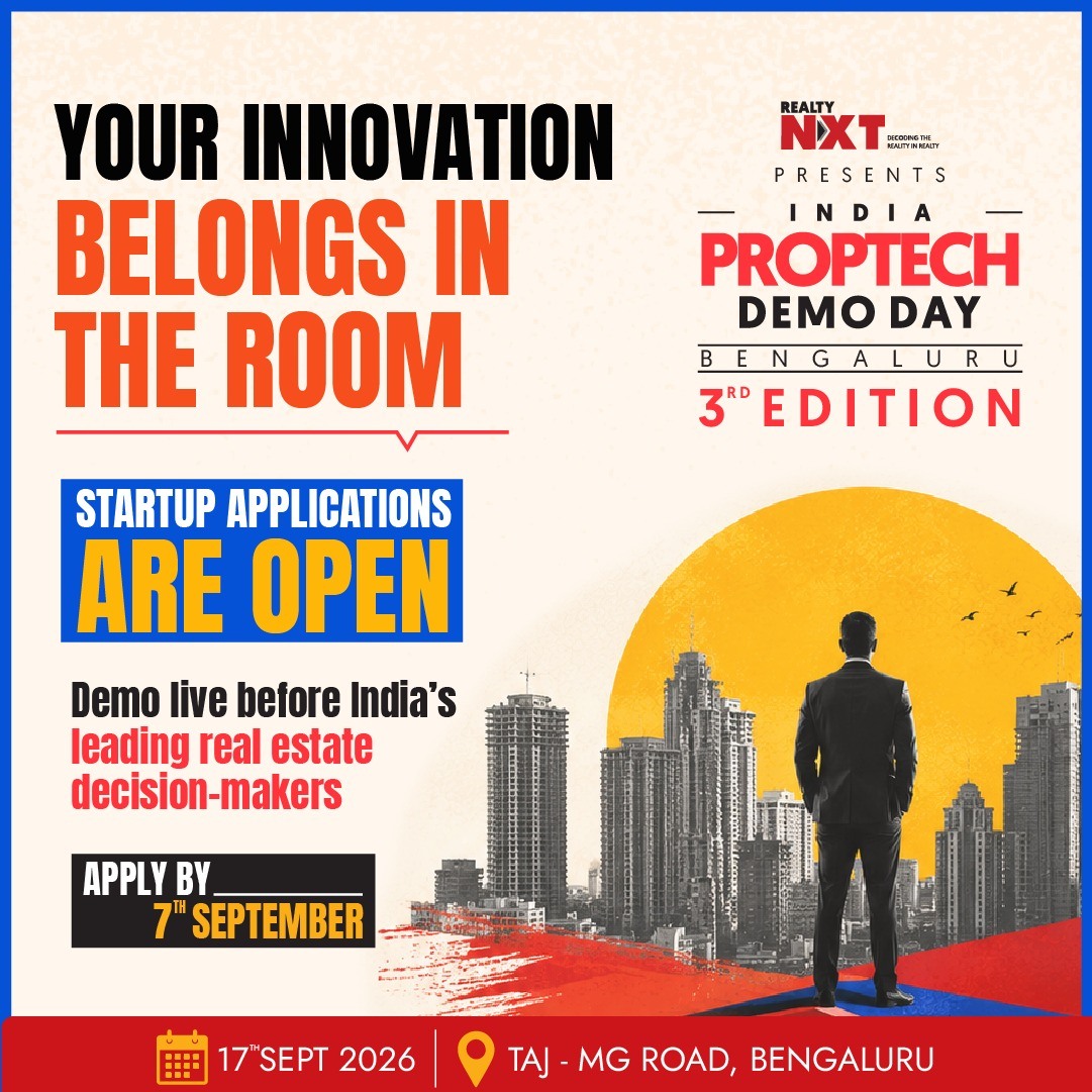 Realty NXT Facebook ad: | Your innovation belongs in the room.