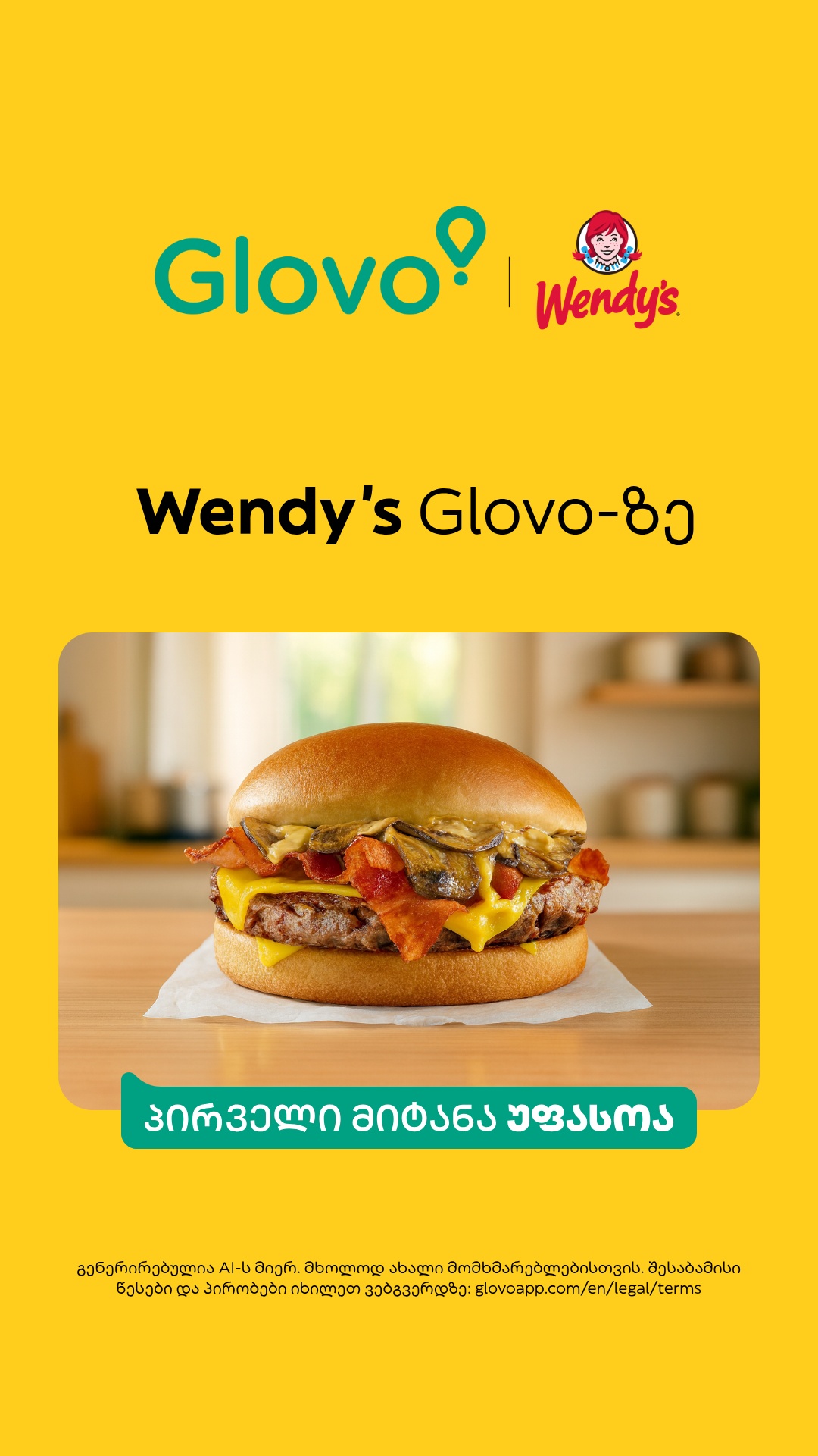 Glovo Facebook ad