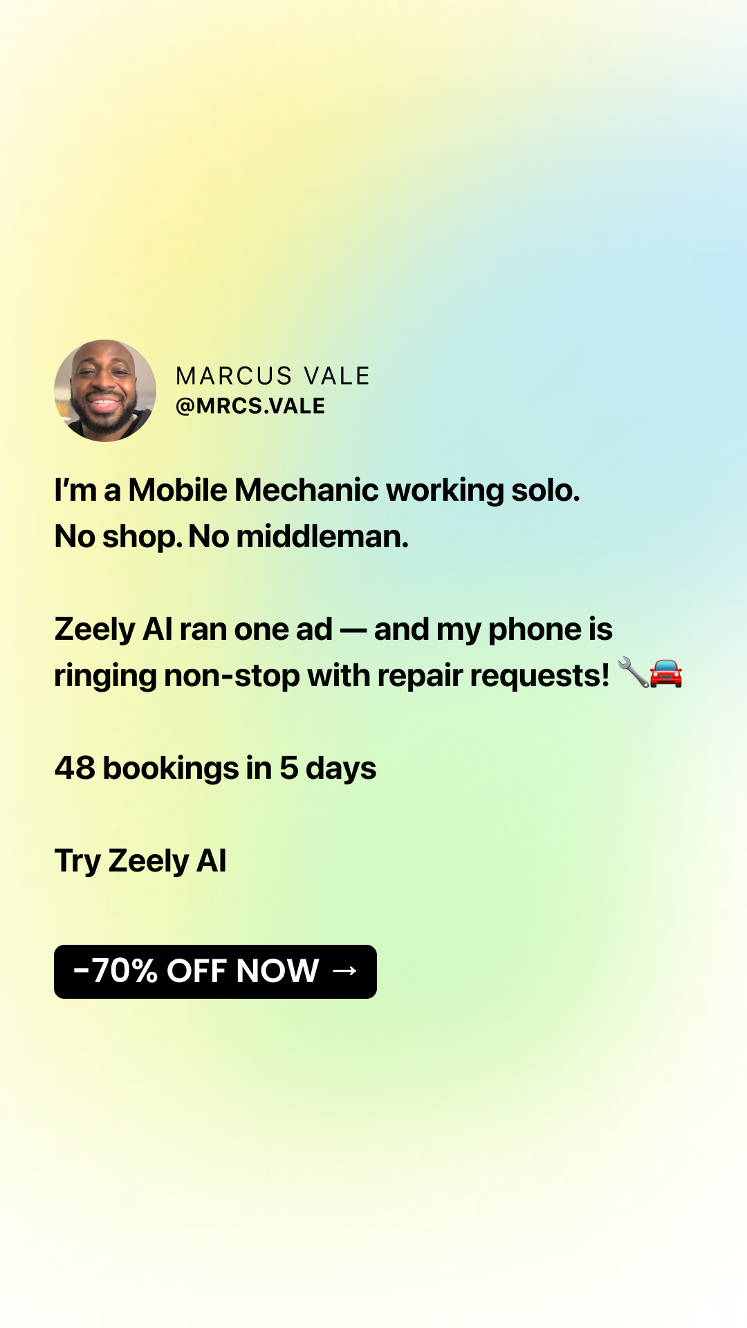 Zeely Facebook ad
