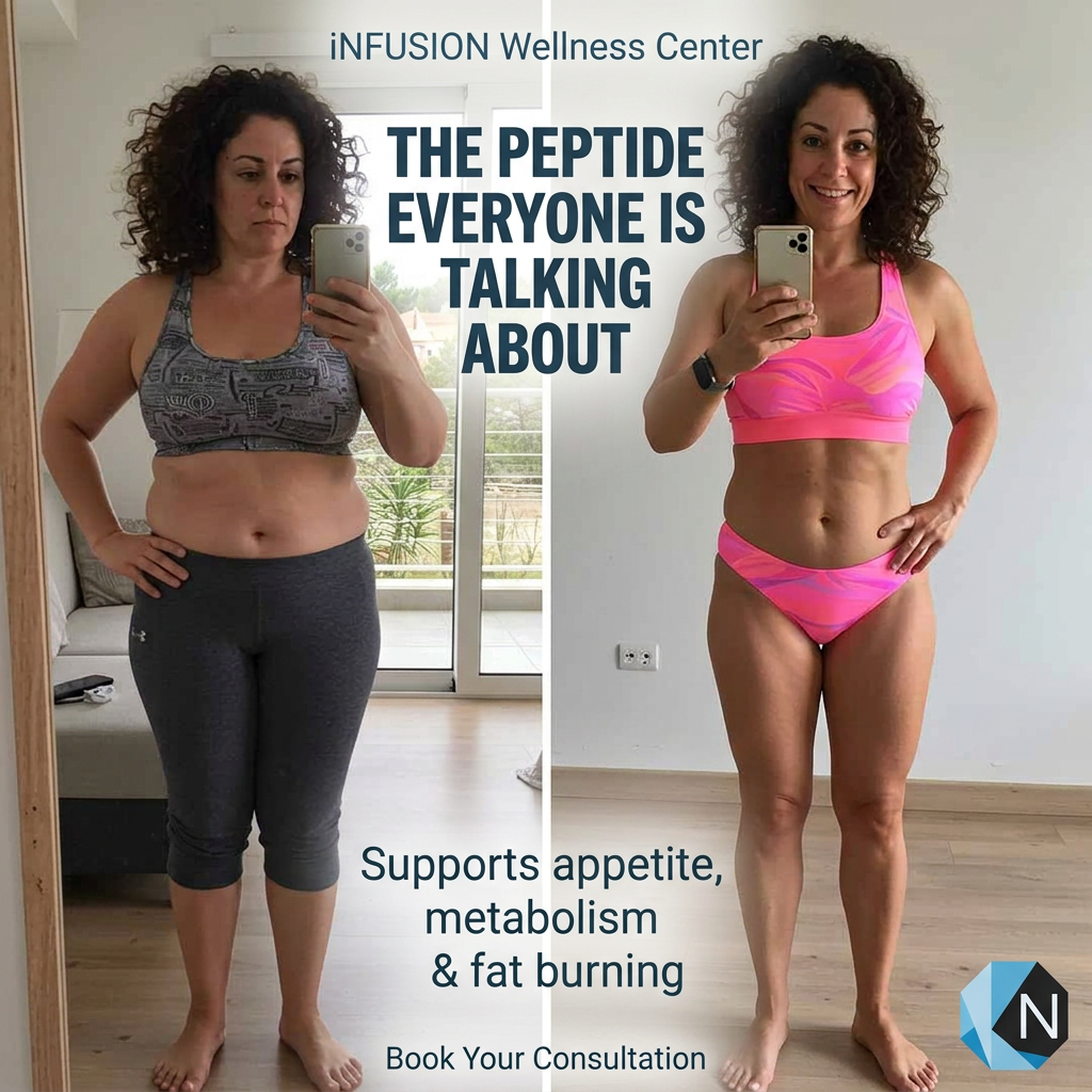 Infusion Wellness Center Facebook ad: A New Approach to Weight Loss