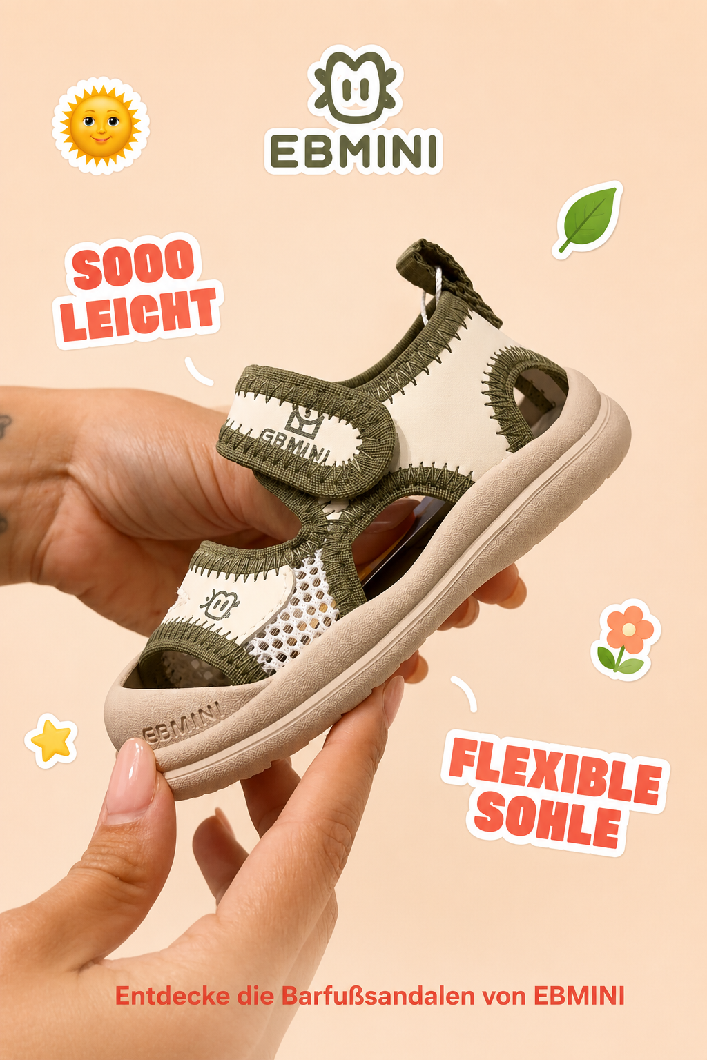Ebmini - Kinder Barfußschuhe Facebook ad