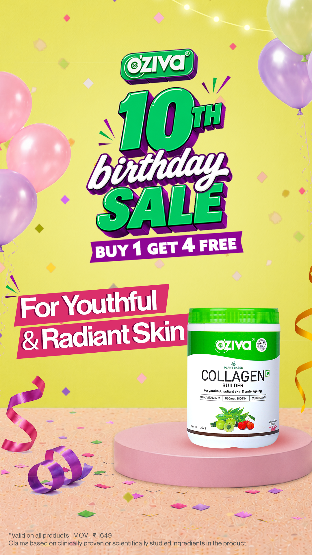 OZiva Facebook ad