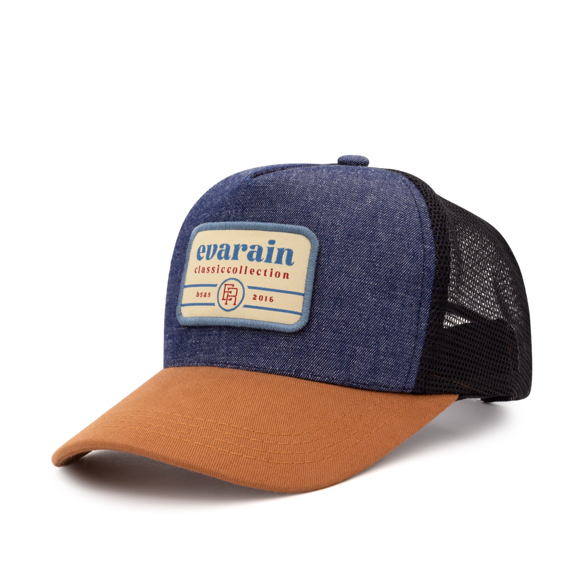 Eva Rain Facebook ad: Gorras trucker livianas, cómodas y con onda.