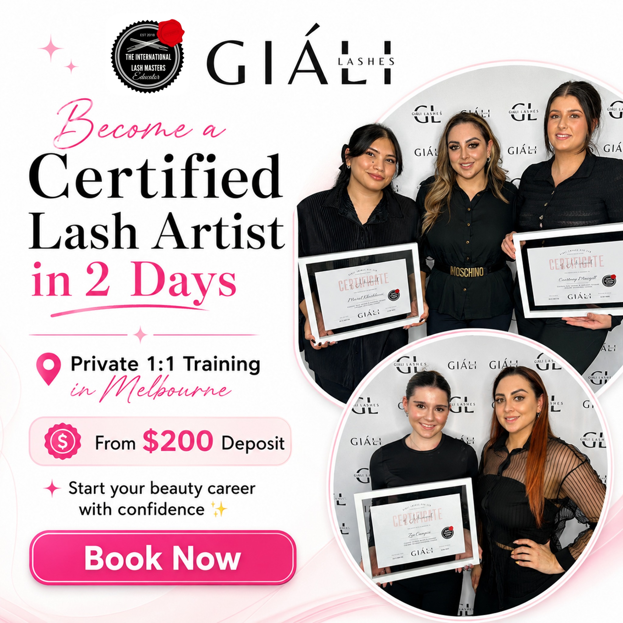 Giáli Lashes Facebook ad