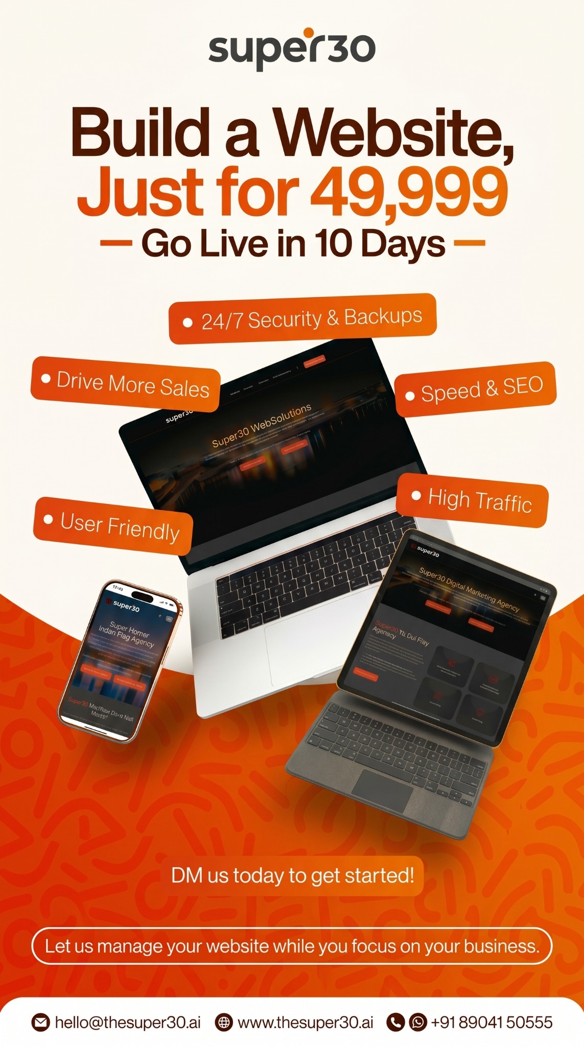 The Super 30 Facebook ad