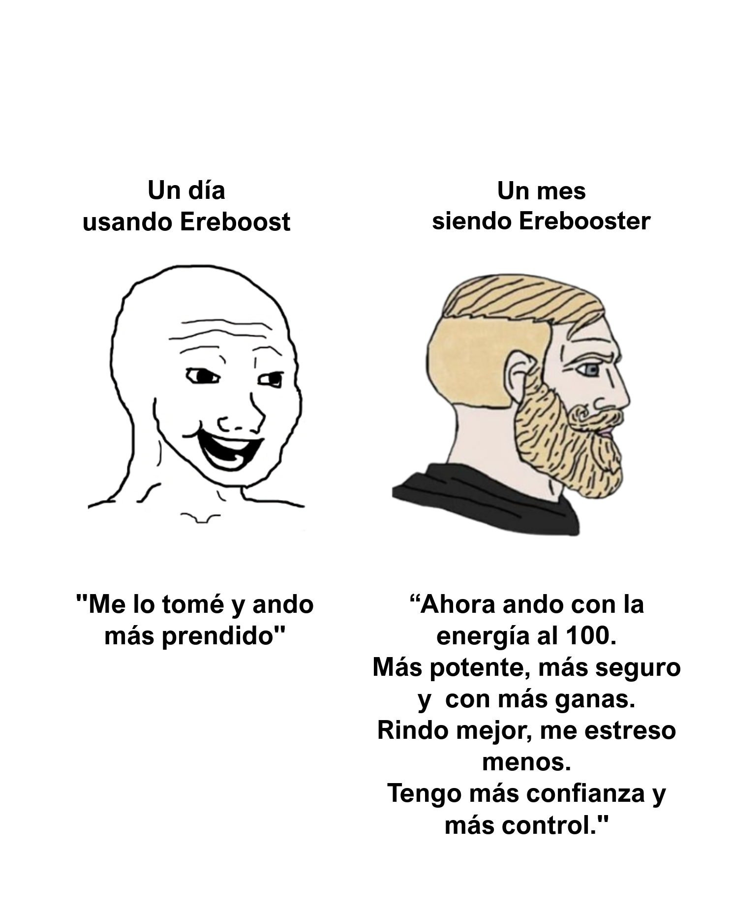 Ereboost Facebook ad: 1 mes siendo Erebooster