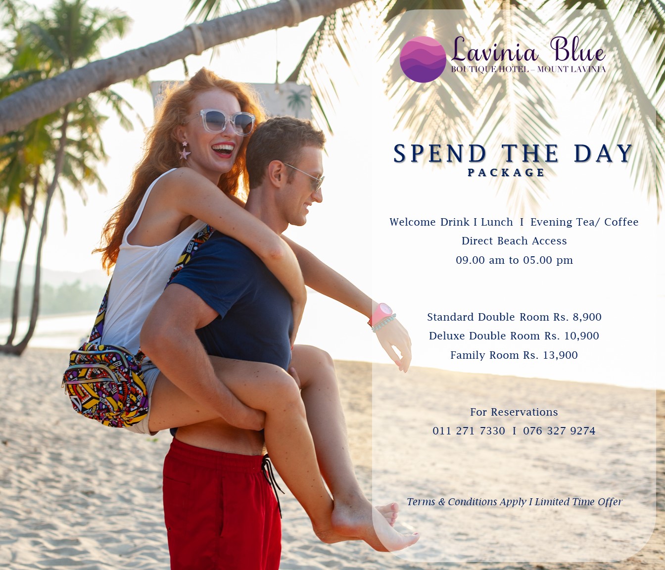Lavinia Blue Facebook ad: Seasonal Offers at Lavinia Blue-Mount Lavinia