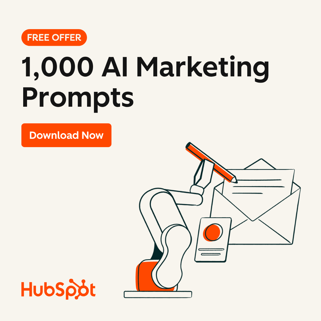 HubSpot Facebook ad
