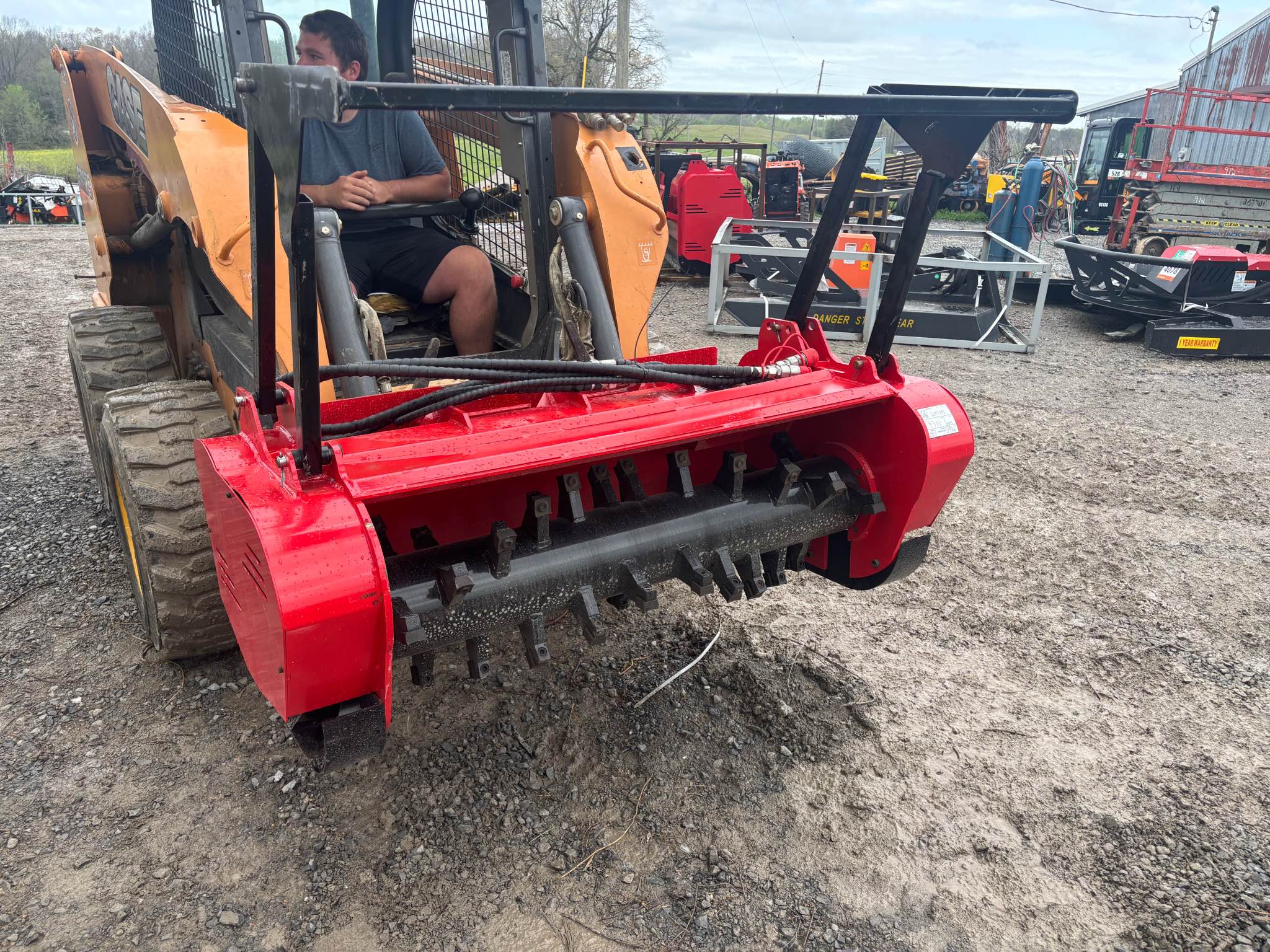 Logan Stearman Facebook ad: Skid steer drum mulcher