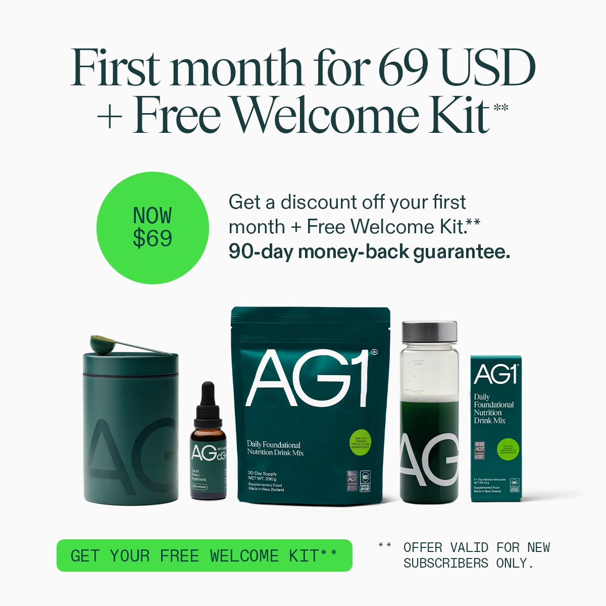 AG1 by Athletic Greens Facebook ad